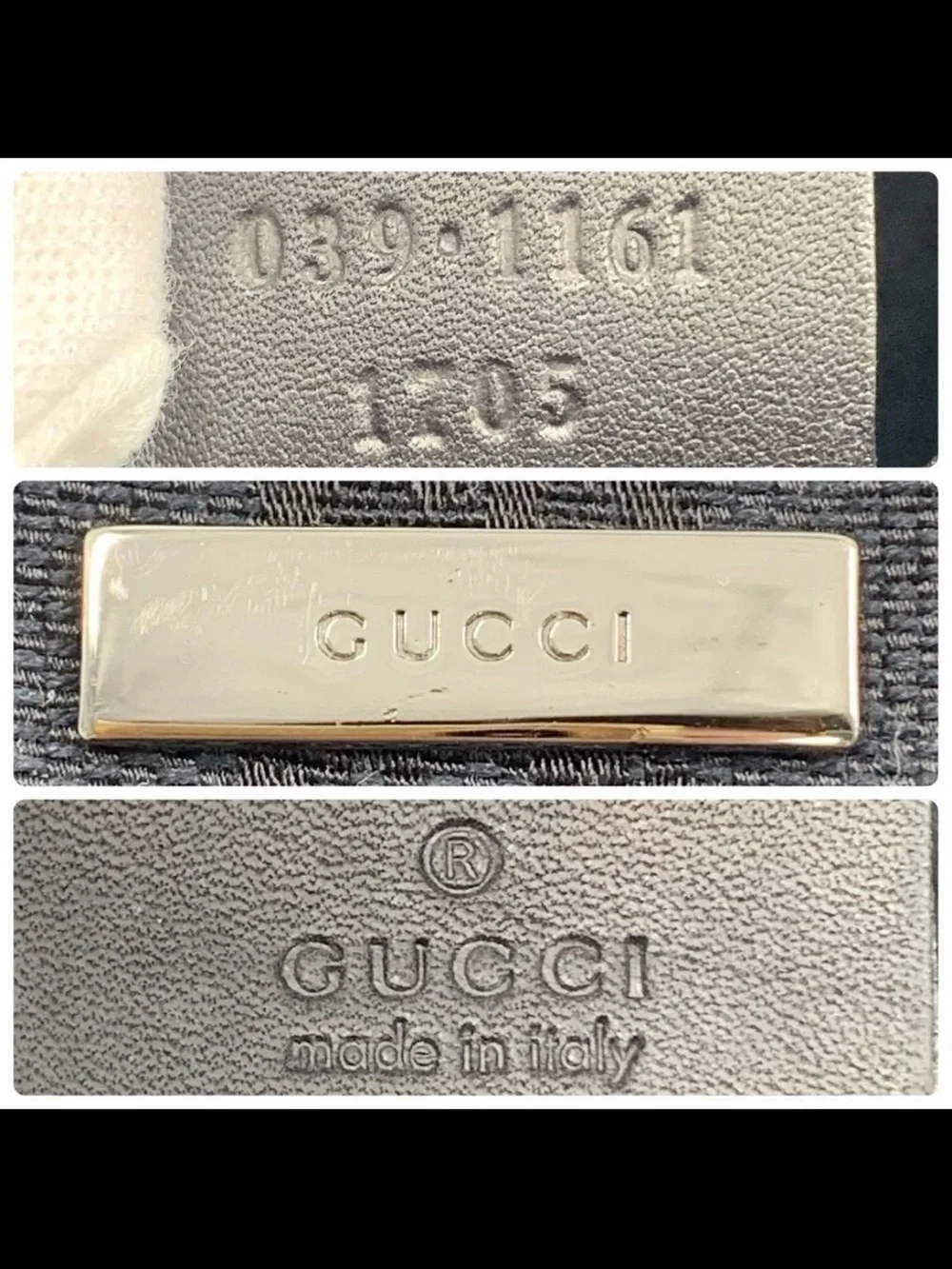 Gucci Black GG Monogram Canvas Top-Handle Briefcase